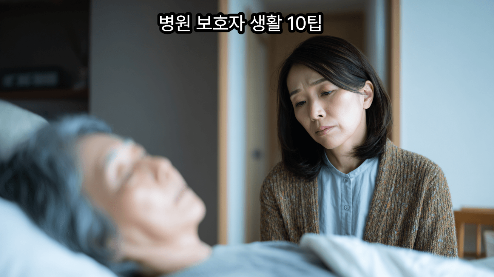 병원 보호자 생활 10팁