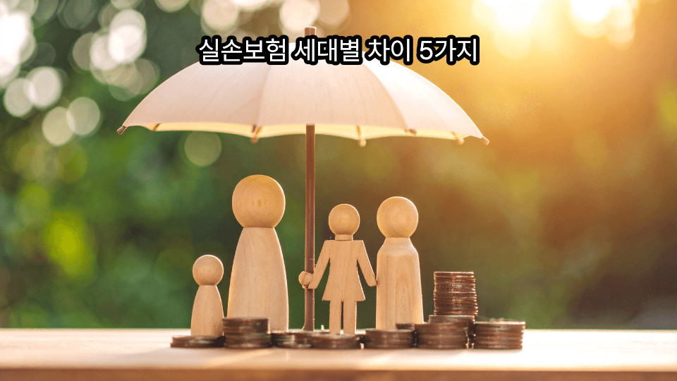 실손보험 세대별 차이 5가지