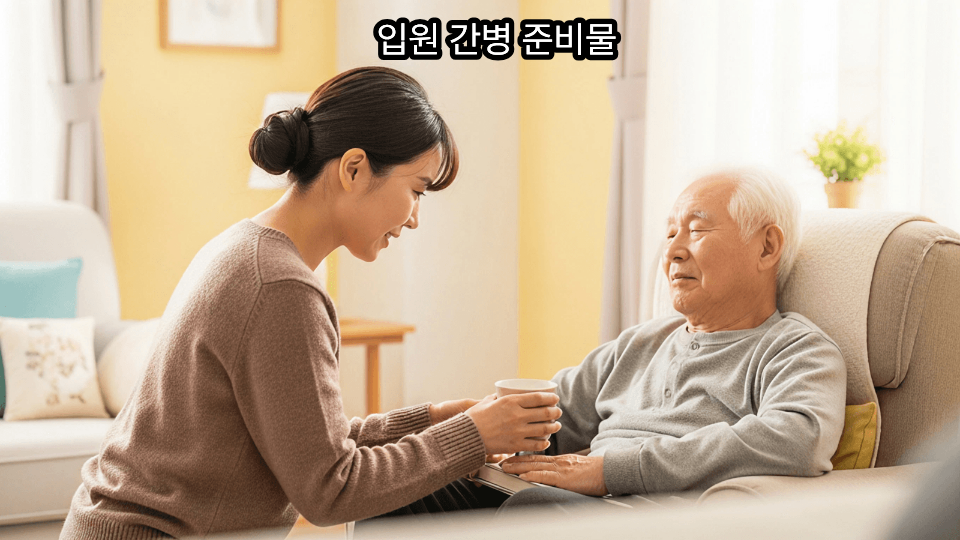 입원 간병 준비물 15선
