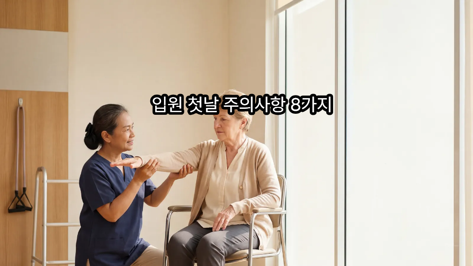 입원 첫날 주의사항 8가지