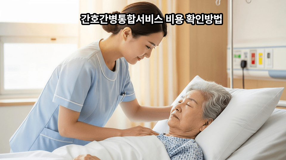 간호간병통합서비스 비용 확인방법