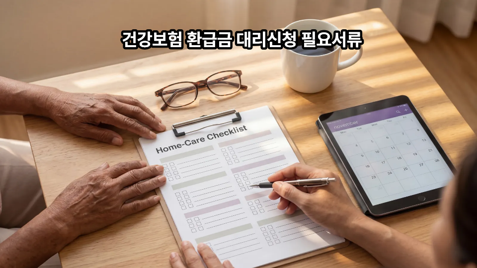 건강보험 환급금 대리신청 필요서류 1 건강보험 환급금 대리신청 필요서류