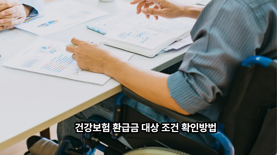 건강보험 환급금 대상 조건 확인방법