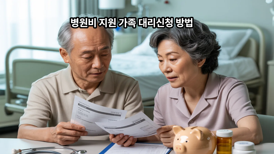 병원비 지원 가족 대리신청 방법