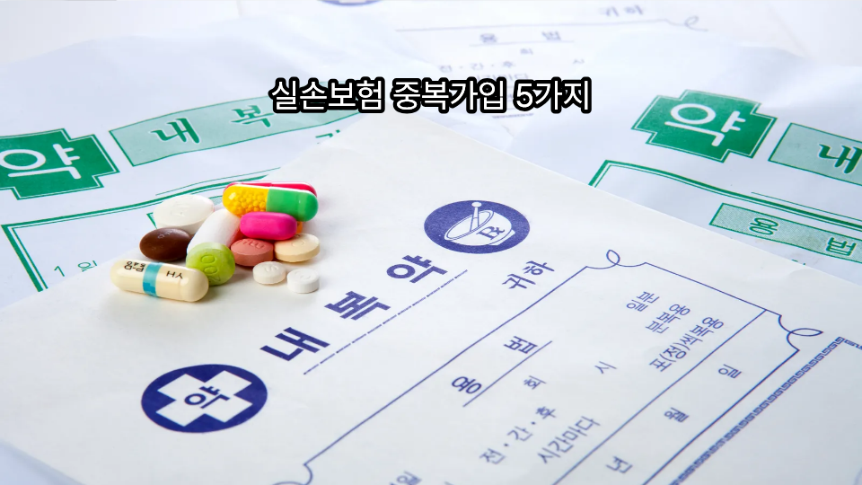 실손보험 중복가입 5가지 1 실손보험 중복가입 5가지