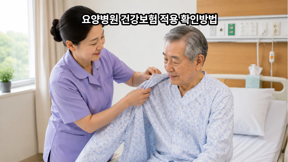 요양병원 건강보험 적용 확인방법