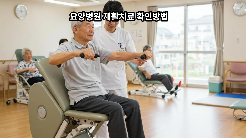 요양병원 재활치료 확인방법 1 요양병원 재활치료 확인방법