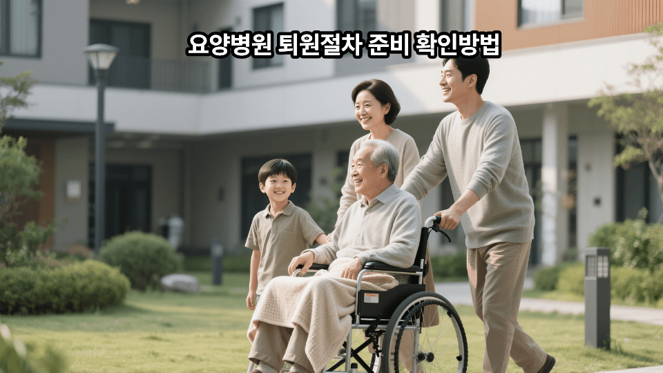 요양병원 퇴원절차 준비 확인방법